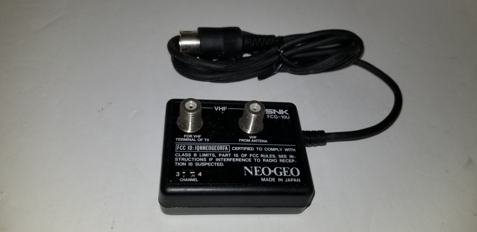 NEW Official SNK Neo Geo AES Console System Automatic RF RFU Switch box #V4