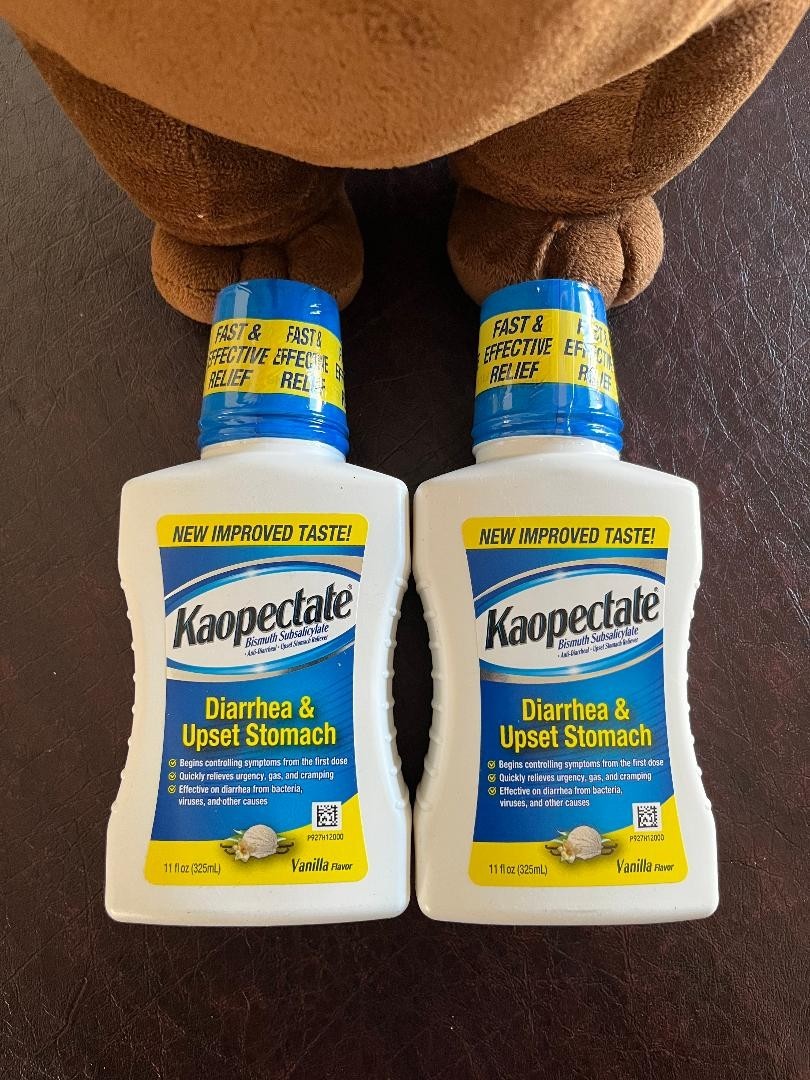 Kaopectate DIARRHEA & UPSET STOMACH Vanilla Flavor Liquid 11oz 2PK