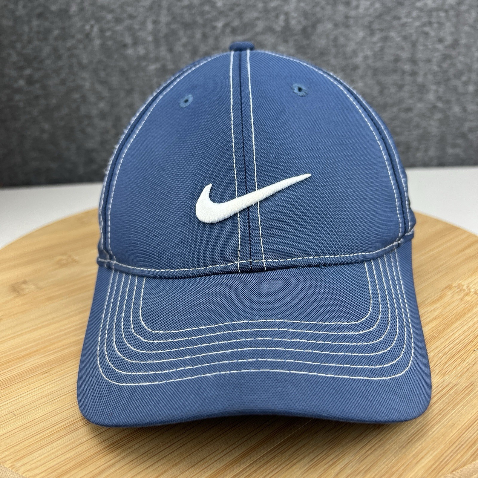 Nike Golf Hat Cap Strapback OSFM Blue Mastercam HVCC Center Swoosh
