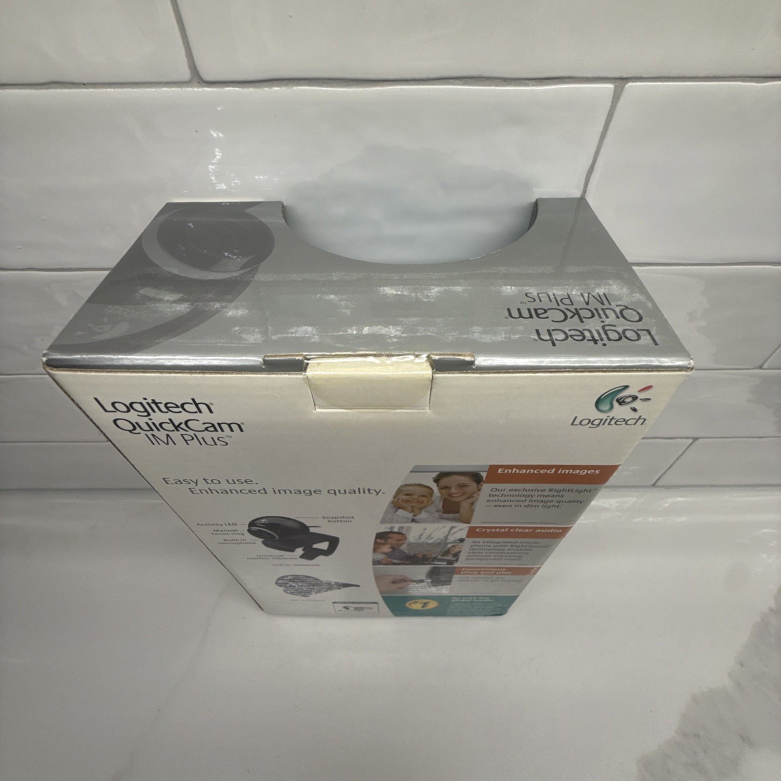 LOGITECH Quick Cam IM PLUS WEBCAM with headset - New