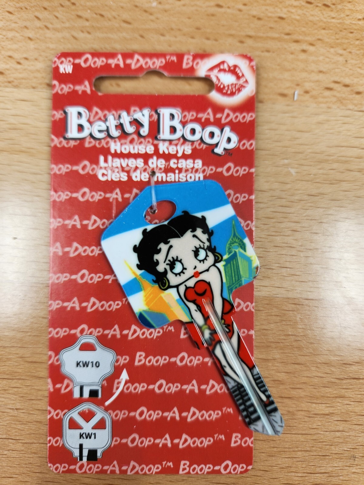 BETTY BOOP IN NEW YORK KWIKSET KW1/KW10 KEYBLANK - READ DETAILS BELOW