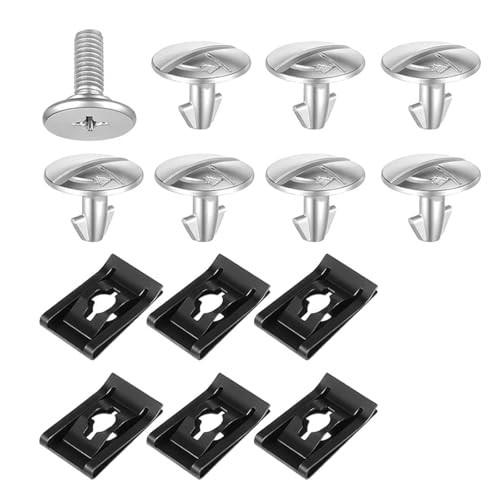 pcs Engine Under Cover Hardware Kit, Splash Shield Guard Fasteners & Skid 14