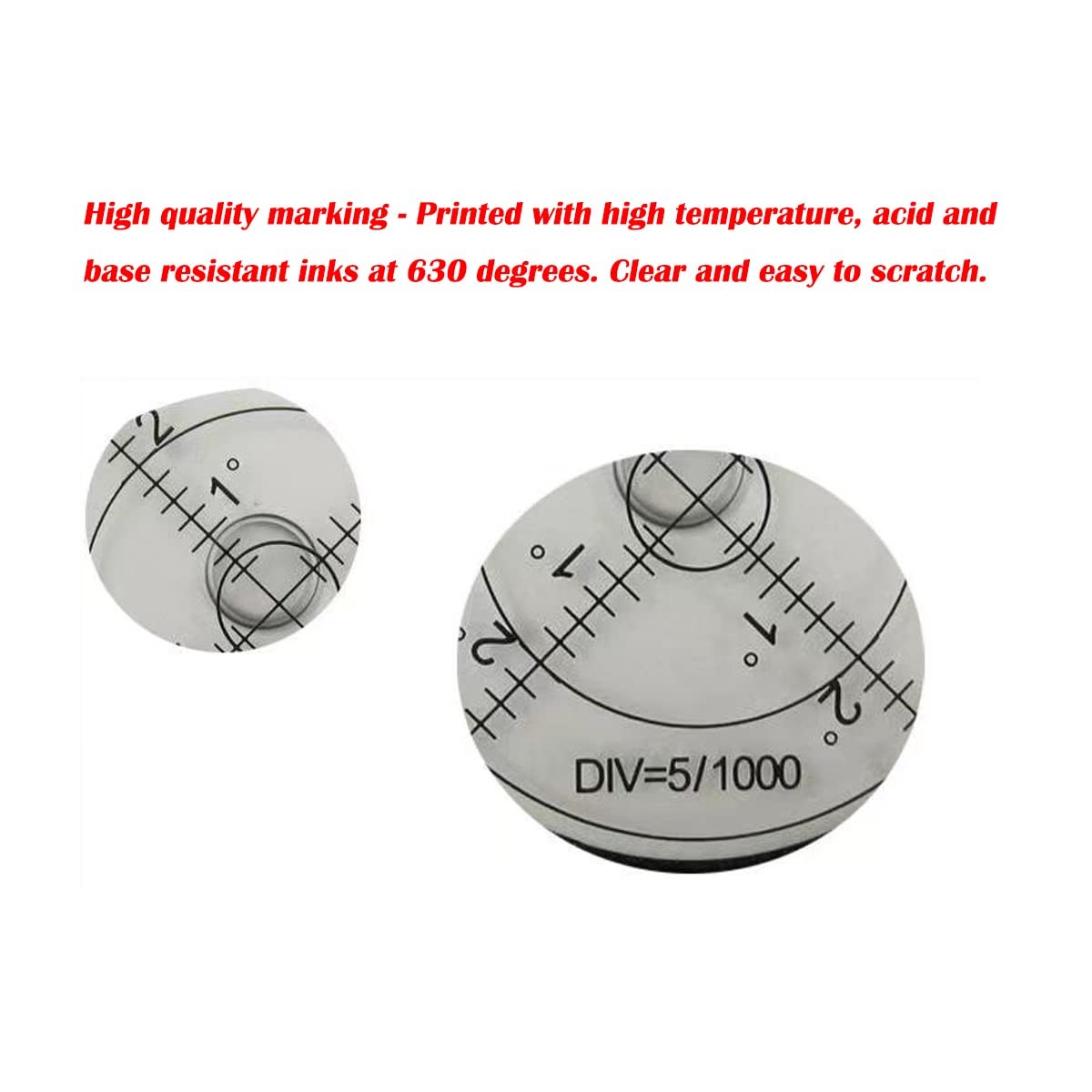 60mm Aluminium Bubble Level RV Camper Trailer Motorhome CNC Precision