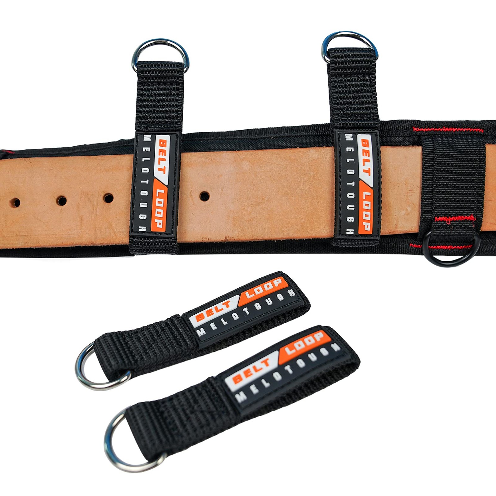 Heavy Duty Suspenders Loop Attachment for 2.25-2.5" Belts, 4 Pack