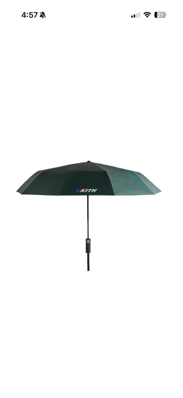 BMW x Kith Umbrella with Sleeve Brand New Authentic