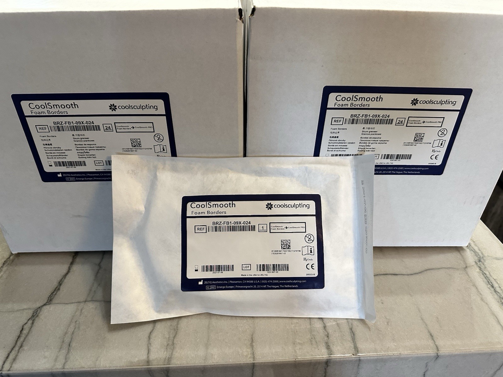Zeltiq Coolsculpting CoolSmooth Foam Borders BRZ-FB1-09X-024 1 each