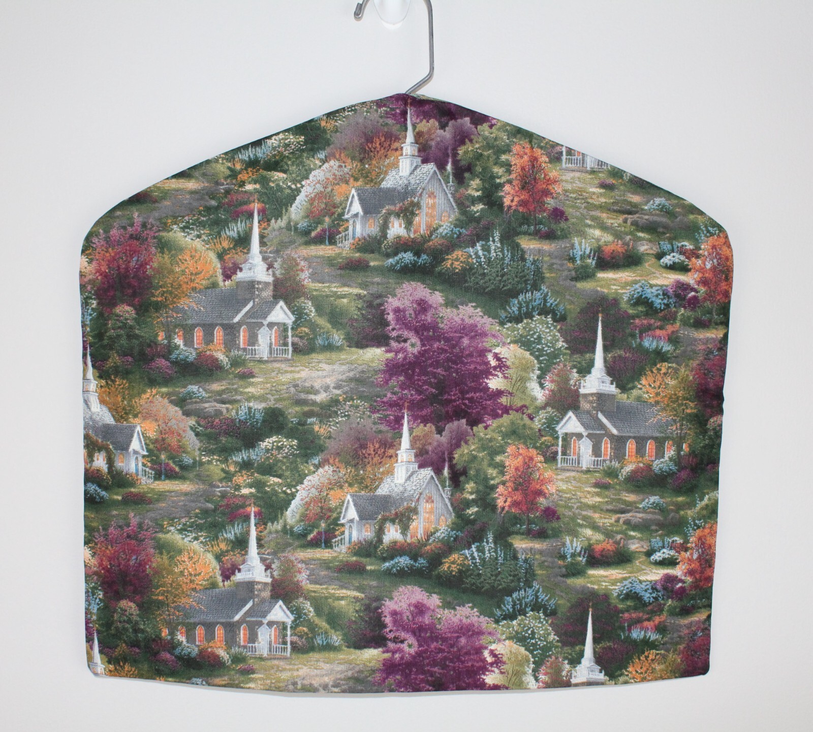 Thomas Kinkade CLOTHES PIN BAG Custom Made Decorative Closet Storage Laundry