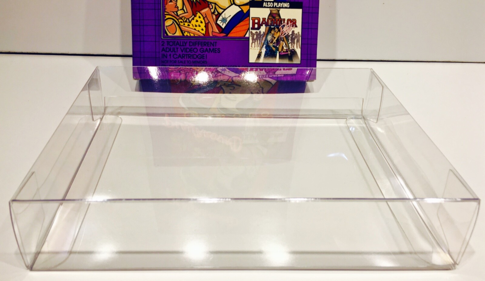 5 Box Protectors For ATARI ADULT Video Games!   Gigolo, Beat em & Eat Em etc.