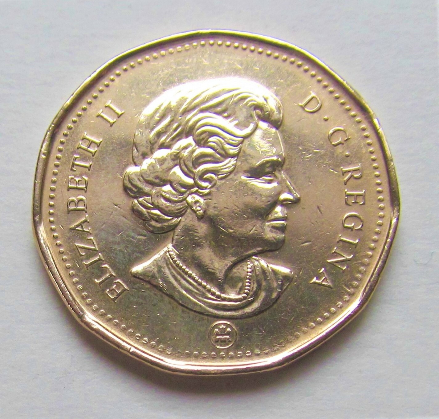 2008 CANADA LUCKY LOONIE DOLLAR- c/h