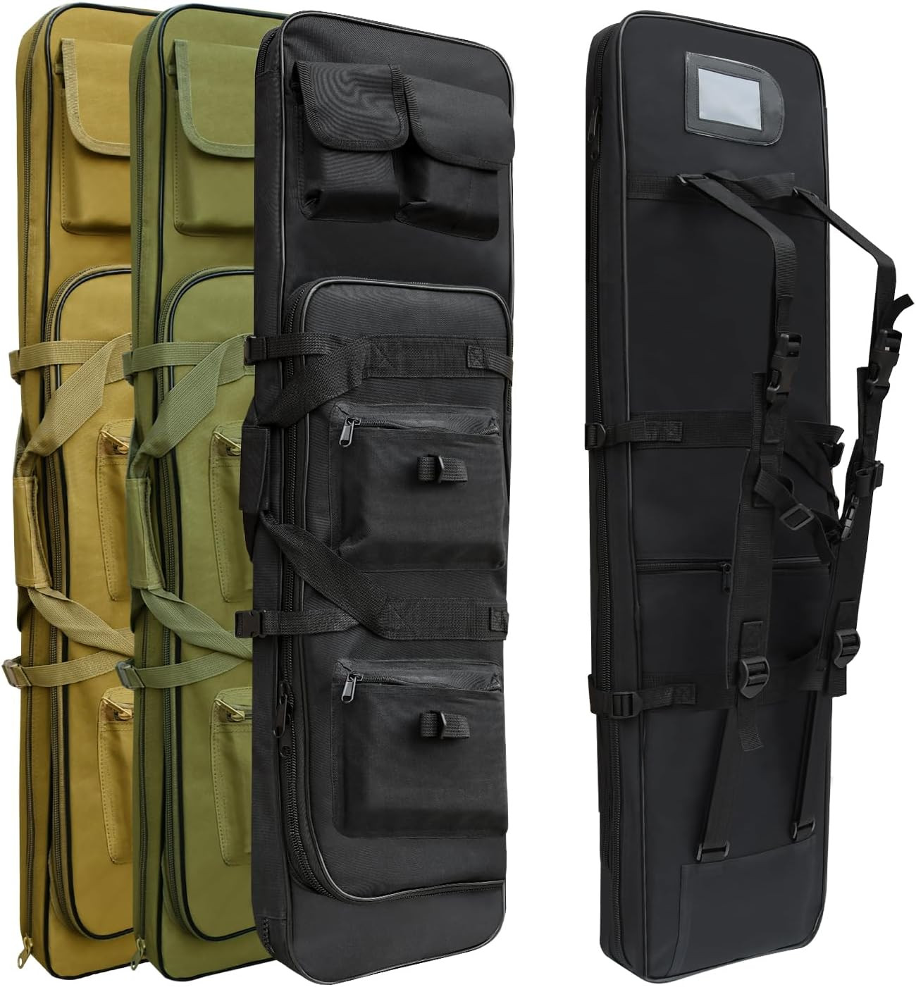 Rifle Bag, Tactical Long Rifle Backpack, Portable Shotgun Case for Firearm Stora