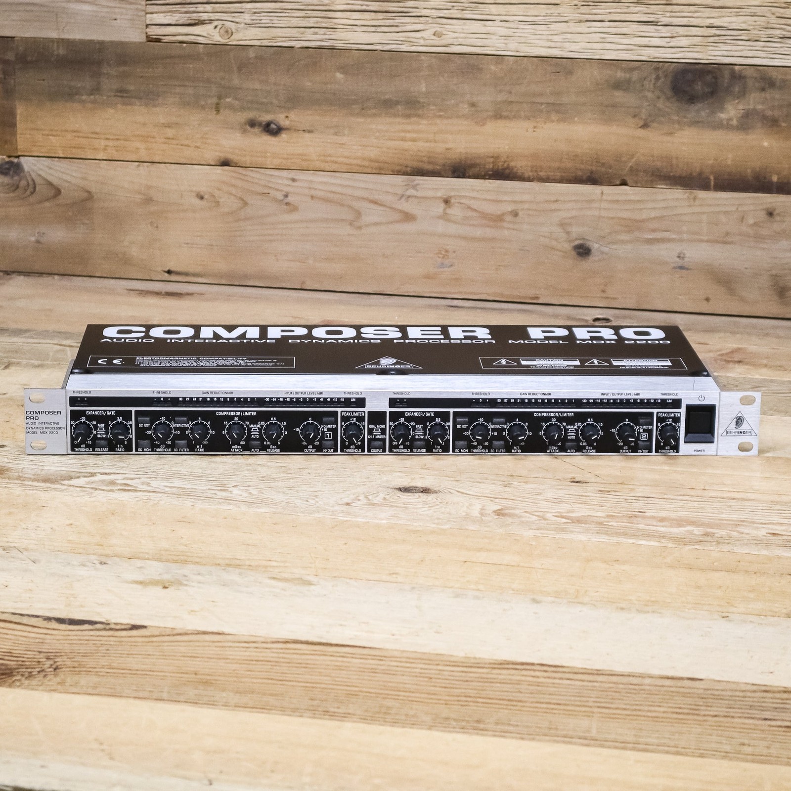 Behringer Composer MDX2200 Dynamics Processor 2-Channel Stereo Dual U266619