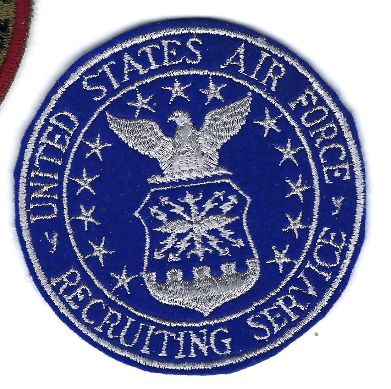 PATCH USAF AIR FORCE RECRUITING SERVICE RANDOLPH AFB          M-17