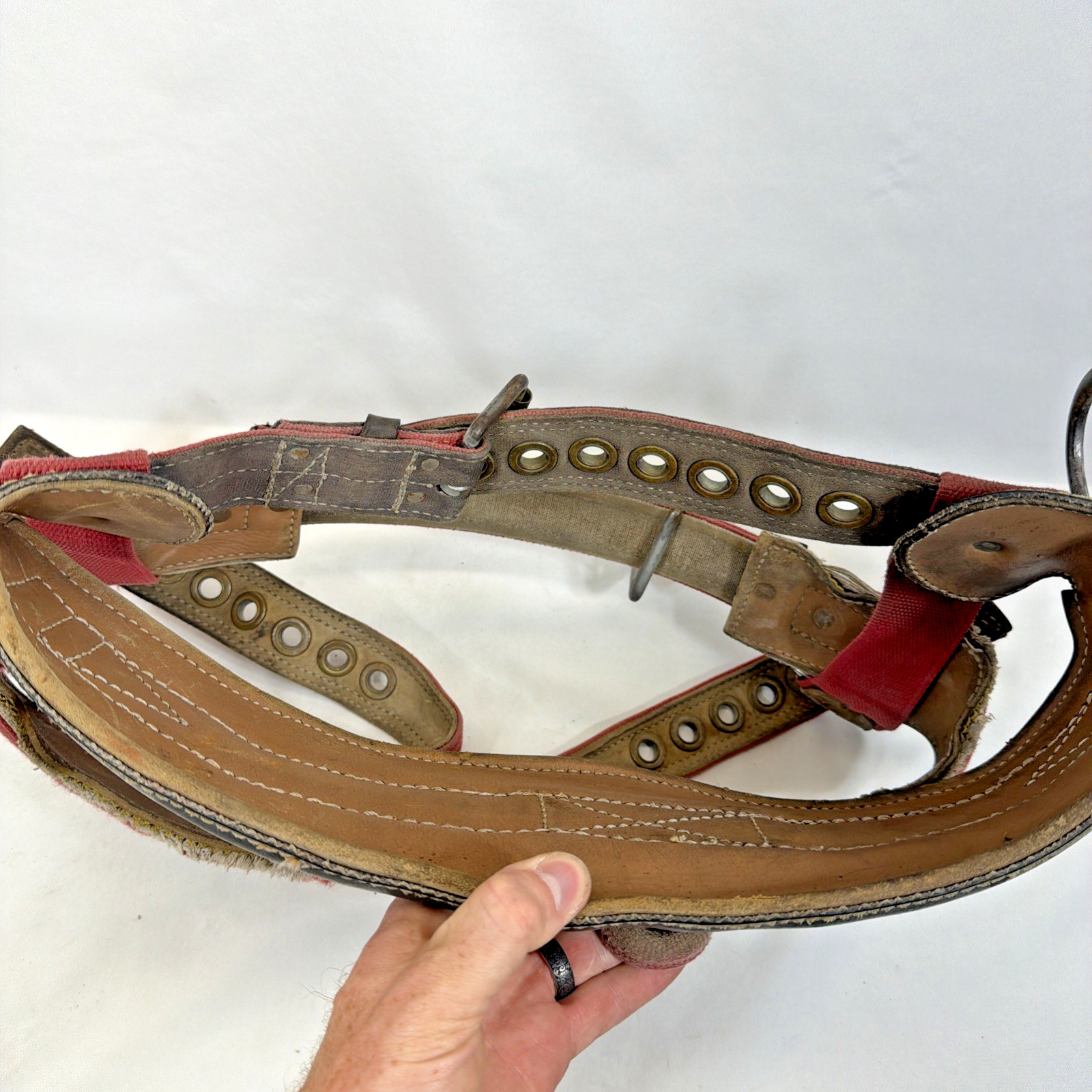 Weaver Leather Tree Climbing Harness Saddle Model 1040 Size Medium Arborist
