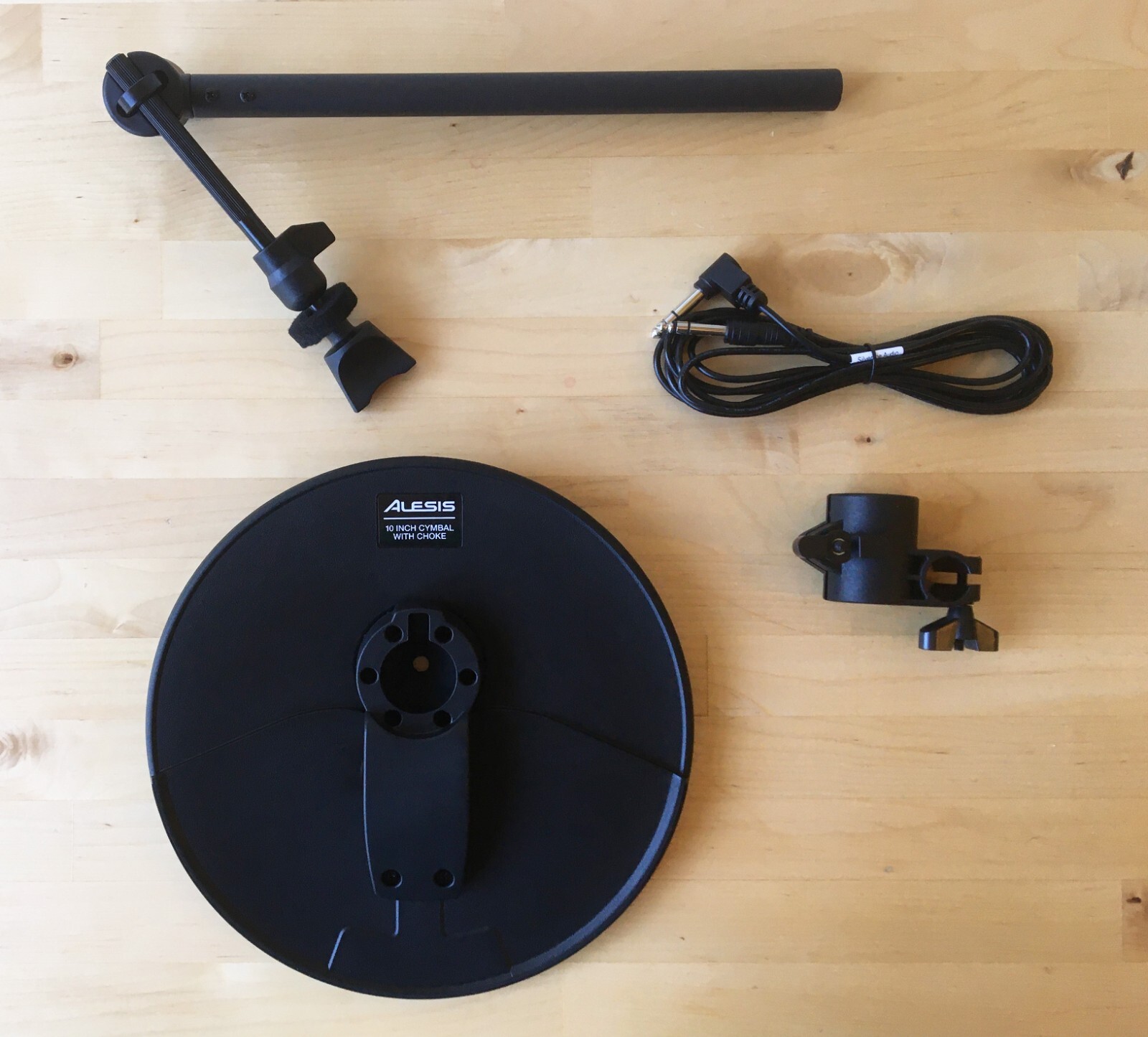 NEW Alesis Nitro/Nitro Max Set:10 Inch CHOKE Cymbal,13" Arm,Clamp,Cable