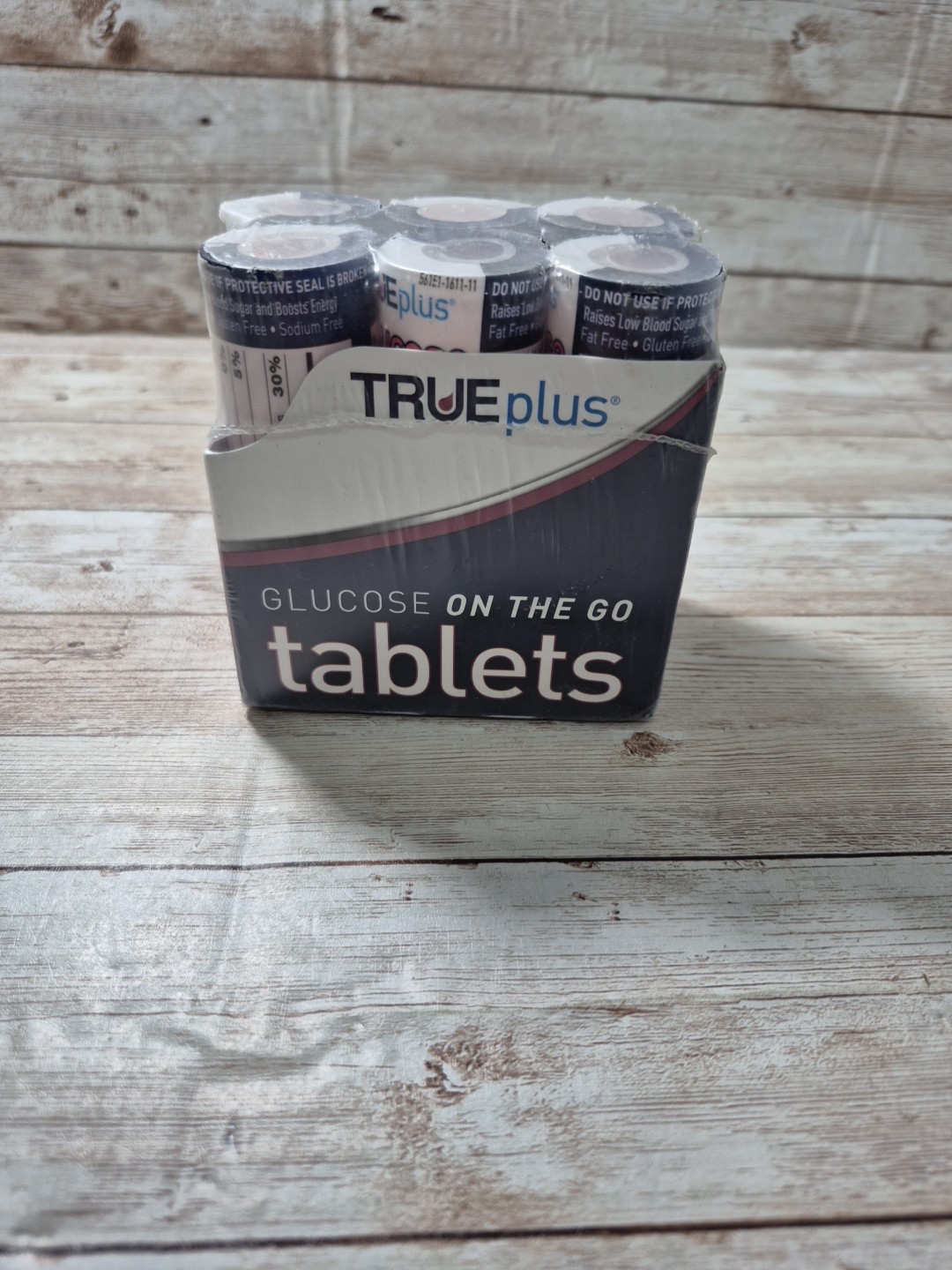Trueplus Glucose Tablets, Raspberry Flavor - 6X 10Ct Tubes