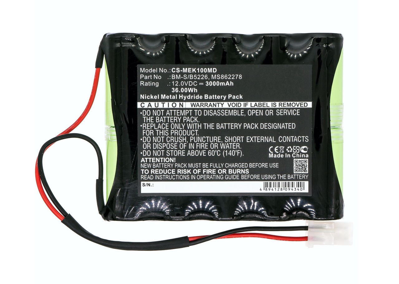 Burdick 862278 9620600EH49E OM10352 B10352 Compatible Battery