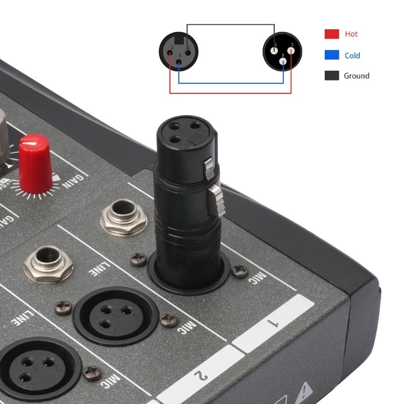 3Pin Adapters Coupler for Mixing Consoles Power Home Theater Systems