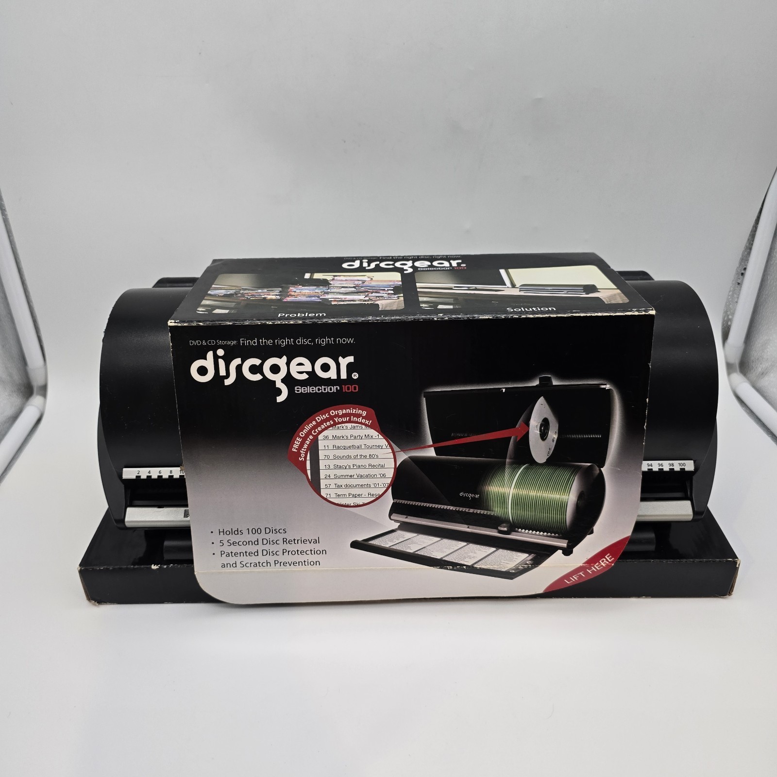Discgear CD DVD Storage Organizer