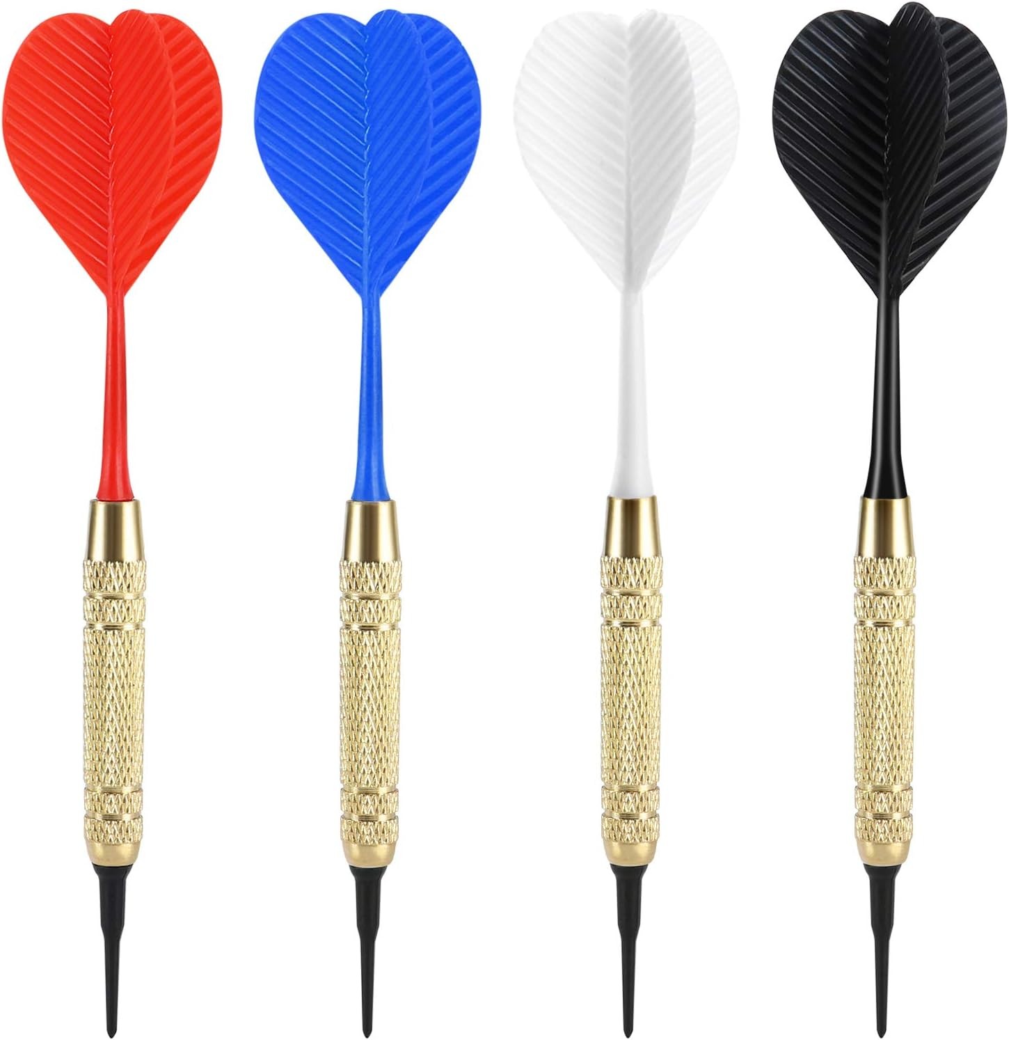Soft Tip Darts Set, 18g Plastic Tip Darts with 100 Extra Black Tips