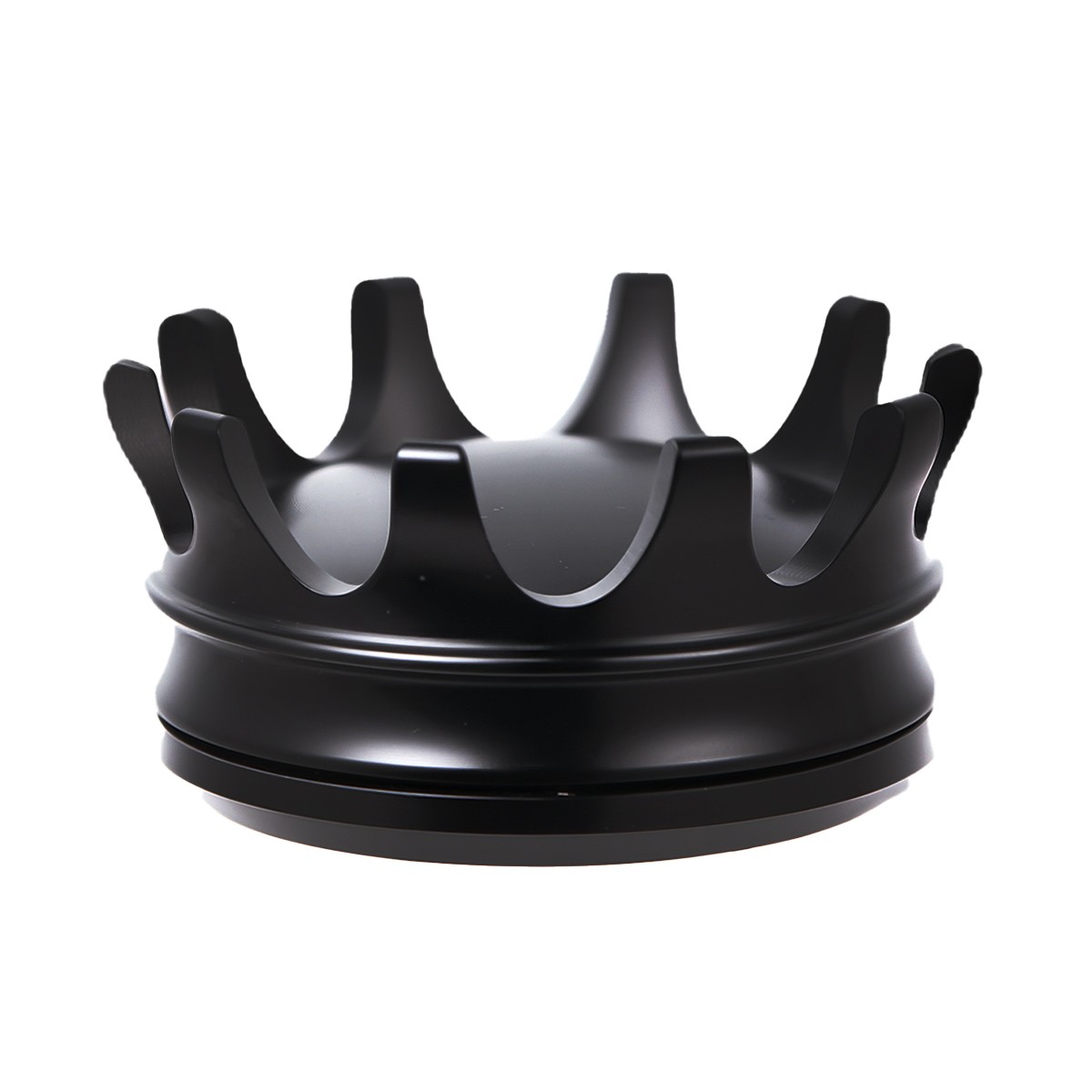Black Fork Lock Crown shaped Cover For Harley 1994-2023 Road King Model