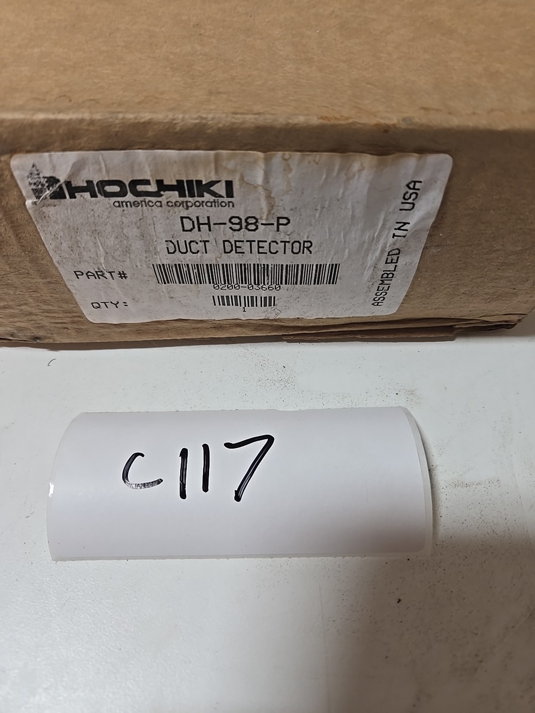 Hochiki DH-98-P  Photoelectric Duct Smoke Detector NEW IN BOX