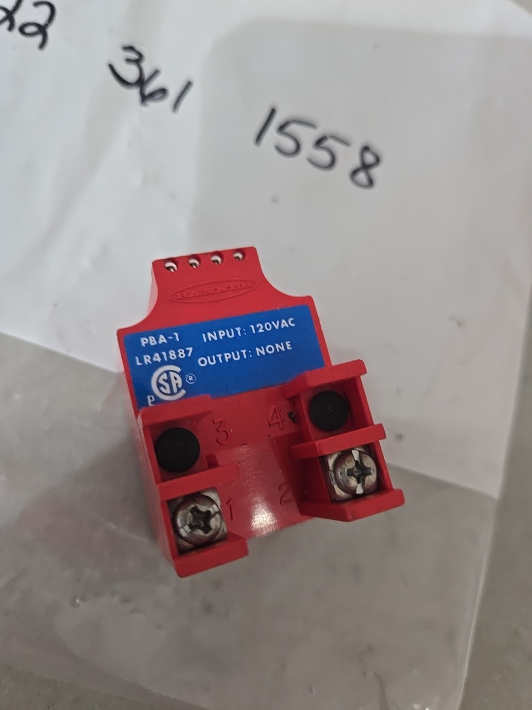 BANNER SENSOR PBA-1 LR41887 NEW