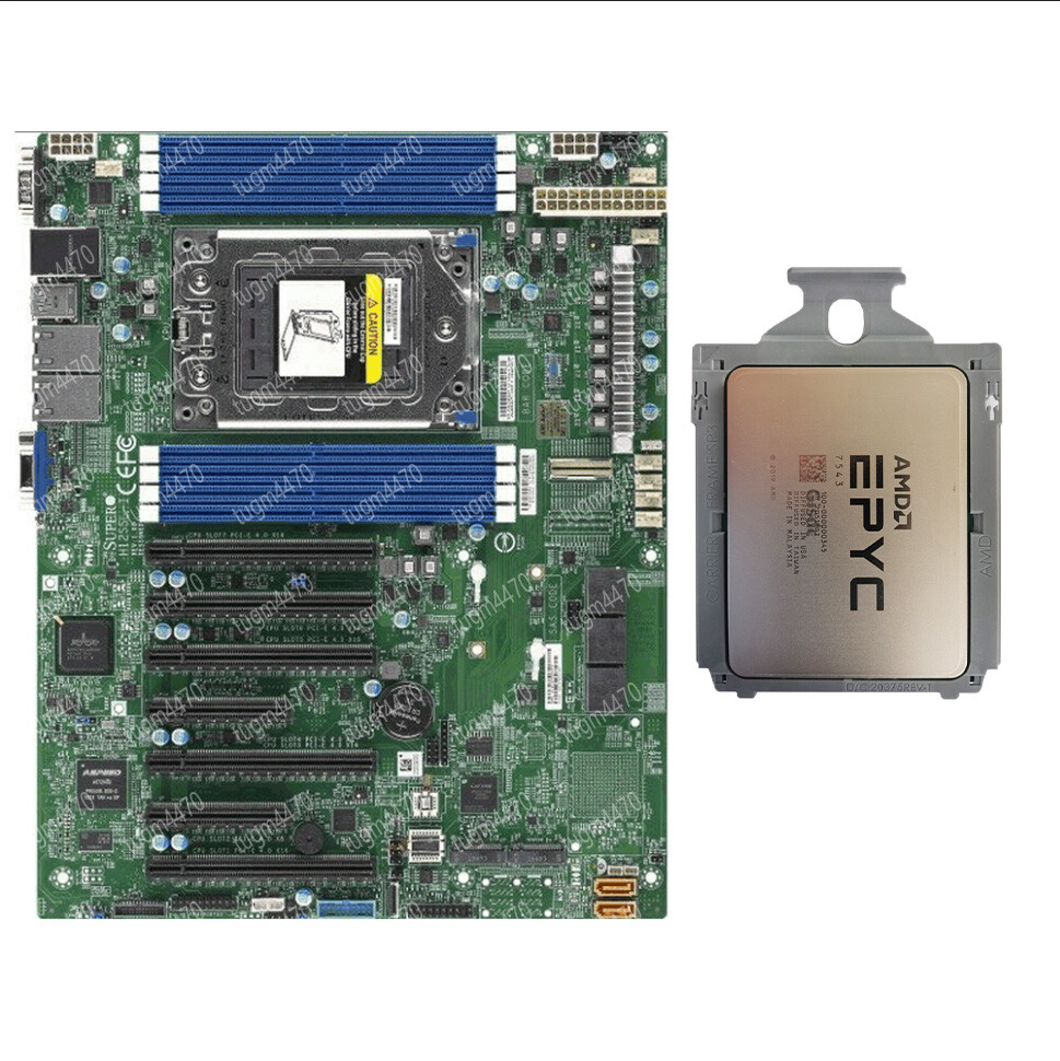 AMD EPYC 7543+ Supermicro H12SSL-I 2.8GHz 32 core 64 thread combination