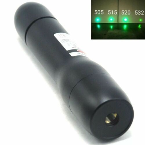 Focusable 520nm Waterproof Laser Module Green Dot Flashlight LED Torch