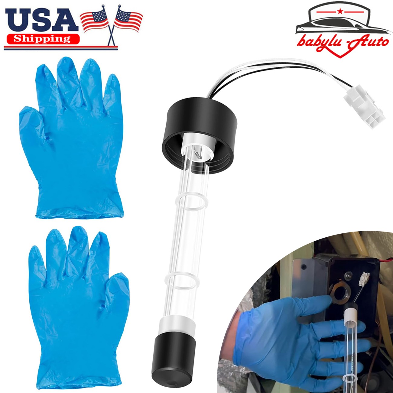 6472-841 Hot Tub UV Bulb For Jacuzzi/Sundance Spas ClearRay Purification System