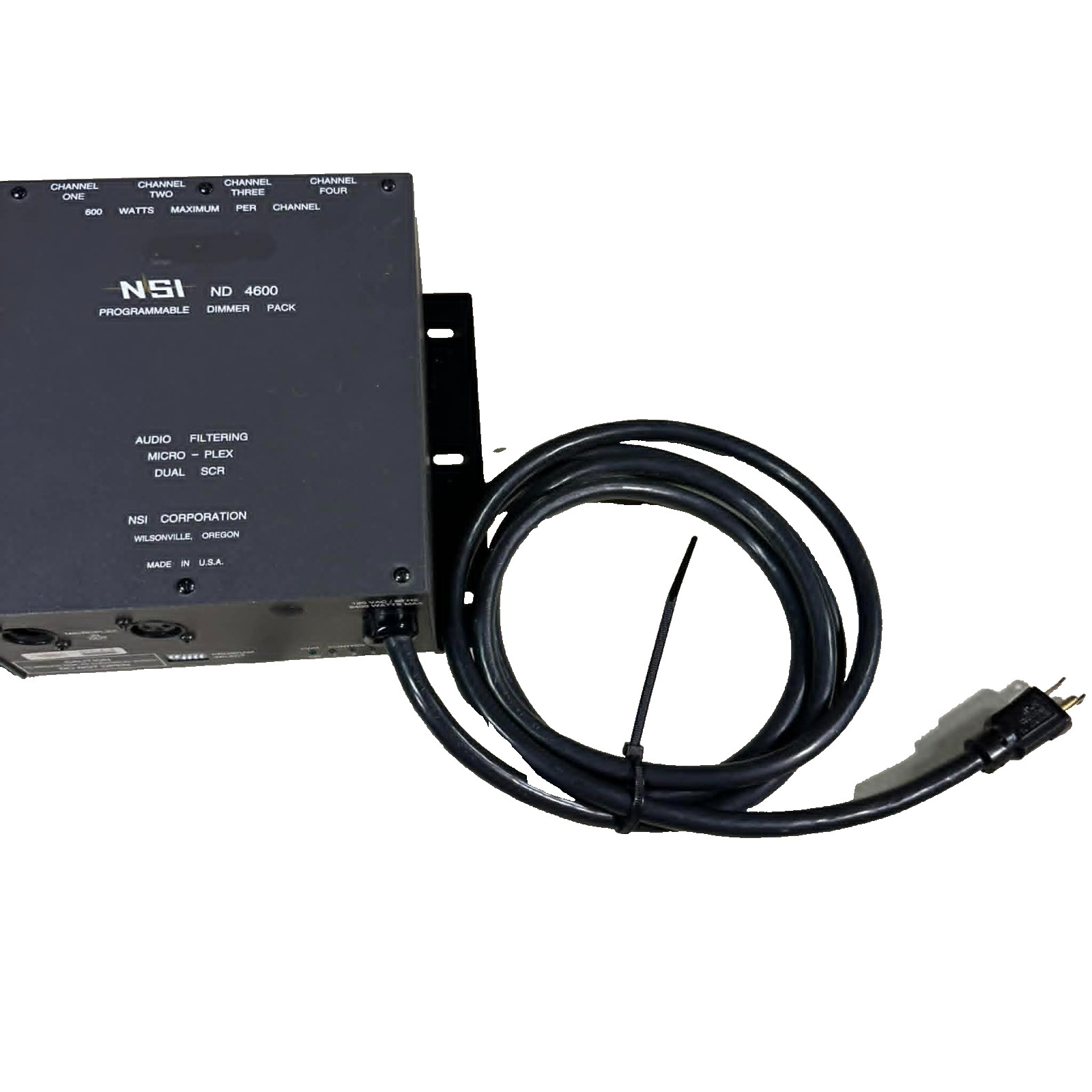 NSI ND 4600 4-Channel 8-Outlet Programmable Microplex Dimmer Pack