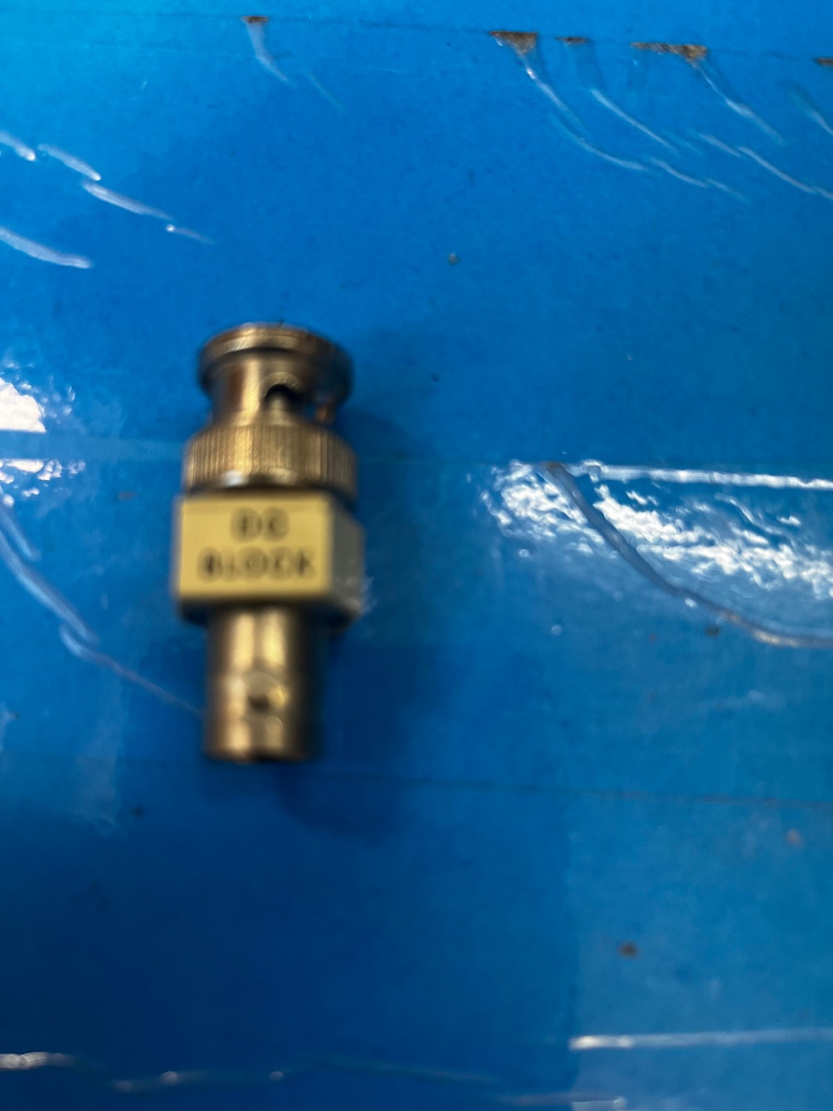u TEKTRONIX 015-0221-00 DC BLOCK 50 ohm