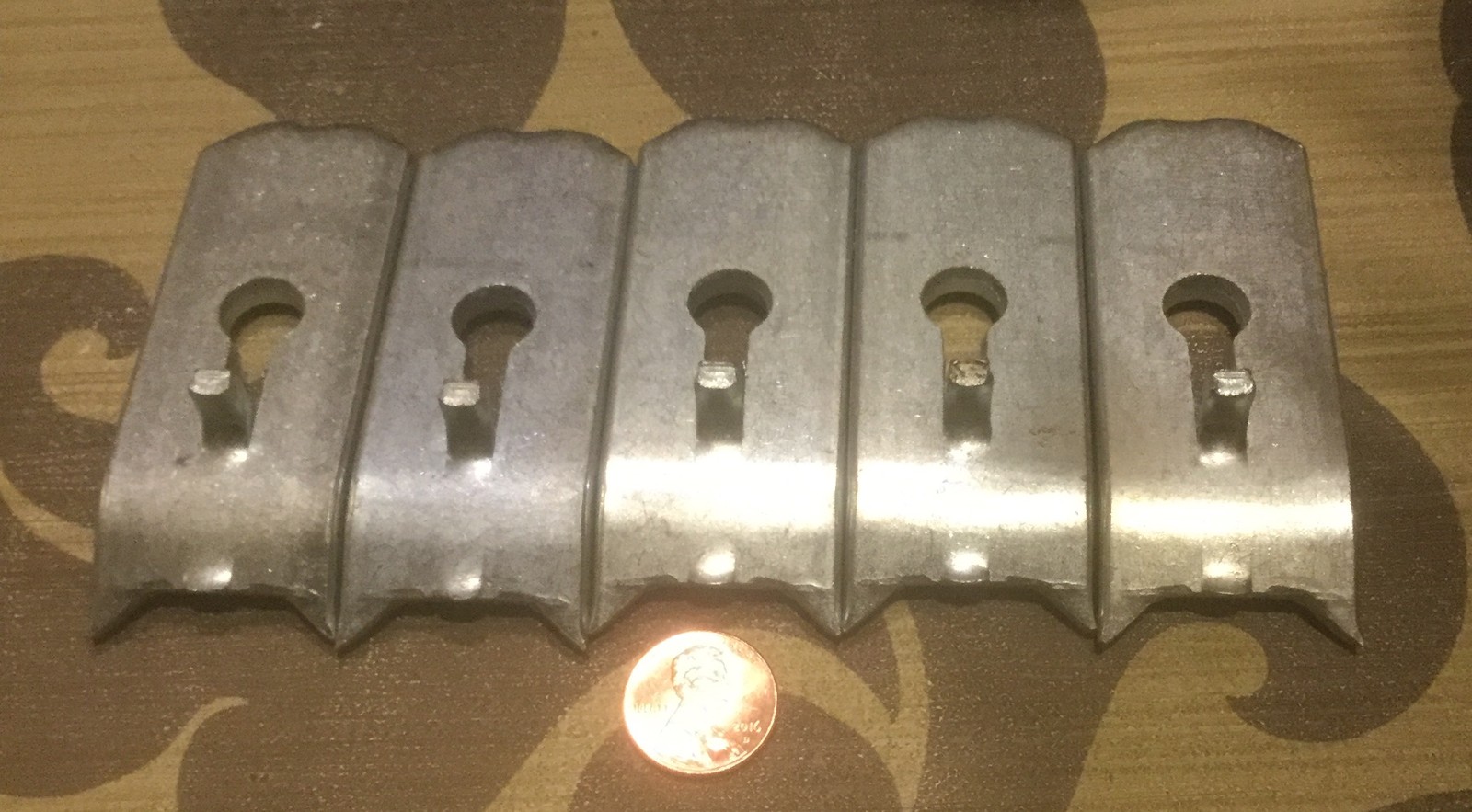 5 pieces kalyn siebert FCMAKCO bridge retaining clip nsn 5340-01-517-3911 steel