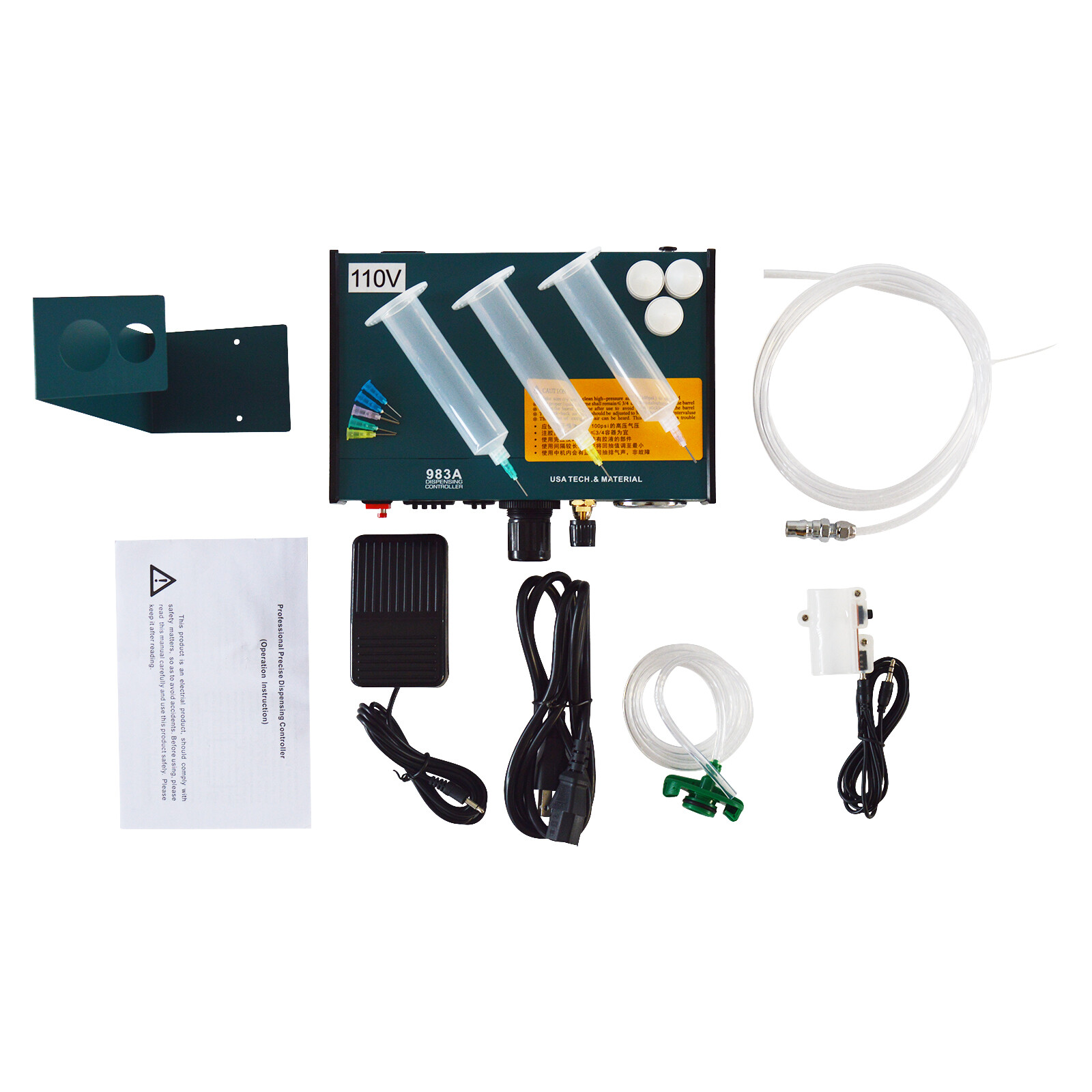Precition Semi-Automatic Glue Dispenser Solder Paste Liquid Controller Dropper