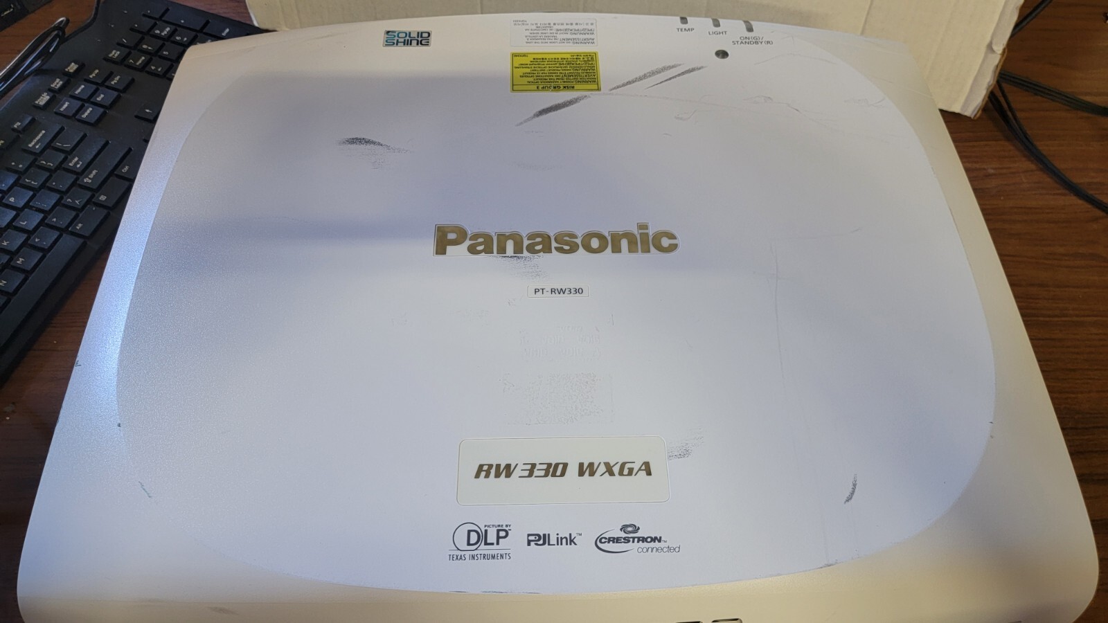 Panasonic PT-RW330U DLP Projector  16801 Hours