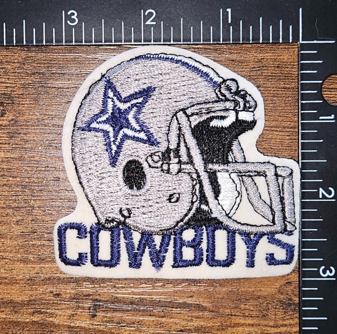 Dallas Cowboys Football Patch Collectible Vintage NFL Team 1980's Helmet Logo
