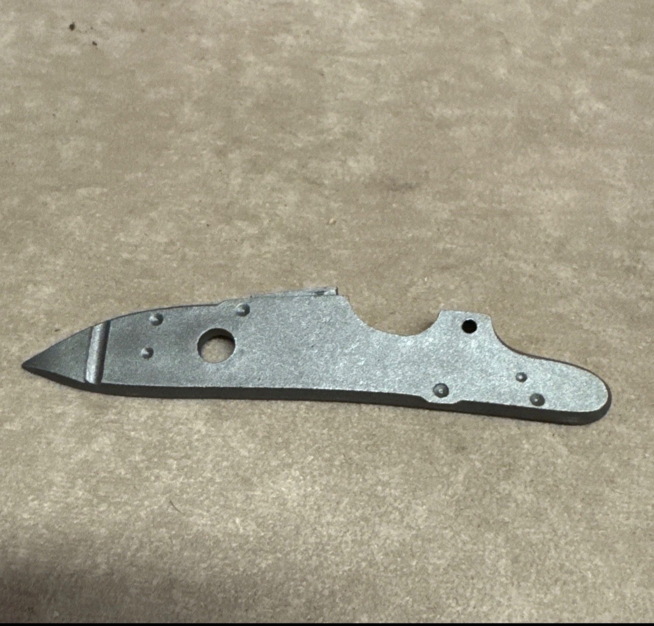 Small Siler Flintlock Lock Plate