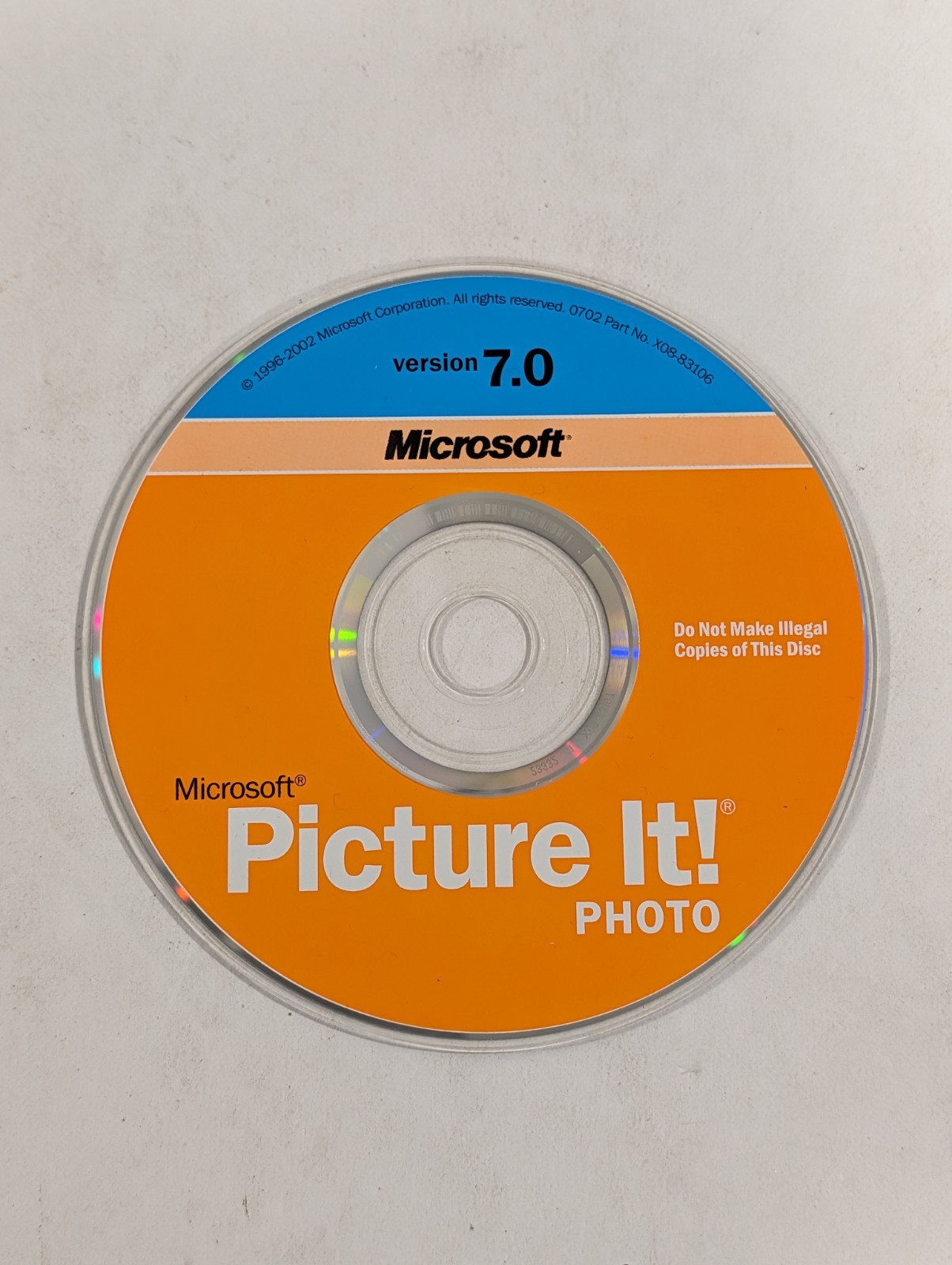 Microsoft Picture It! Photo Version 7.0 | Editing Program | Disc Only
