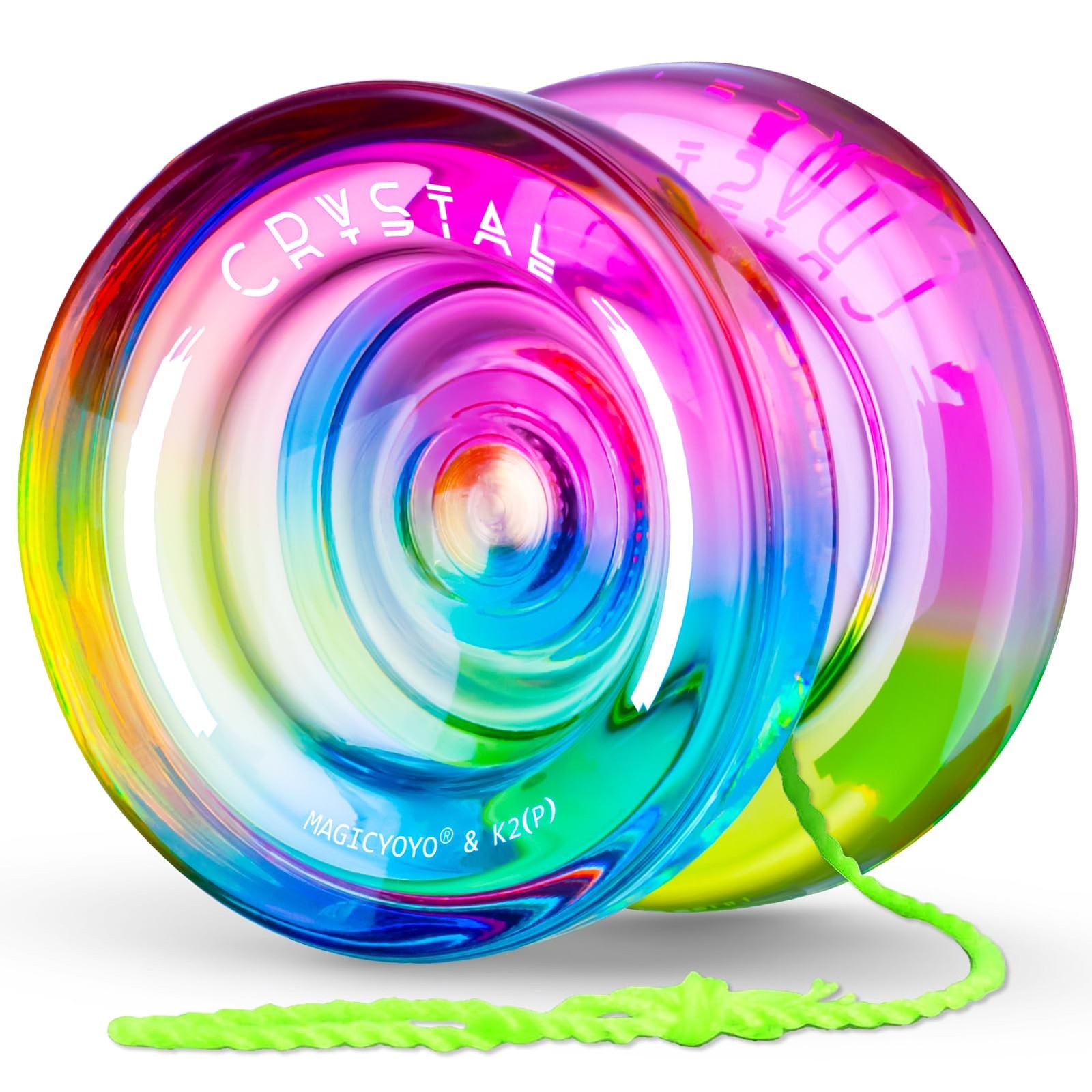 Crystal Yoyo K2 Responsive Yoyo For Kids Professional Yoyo For Beginners Tricolo