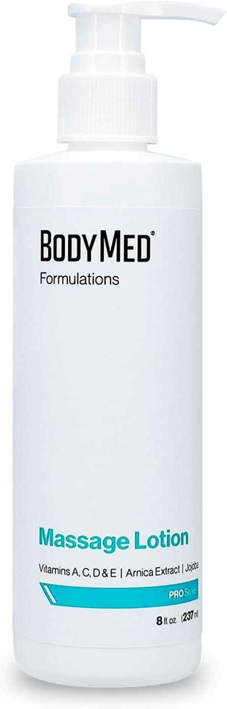 BodyMed Formulations Massage Lotion, 8 oz. – Fragrance-Free, All-Natural Lotio