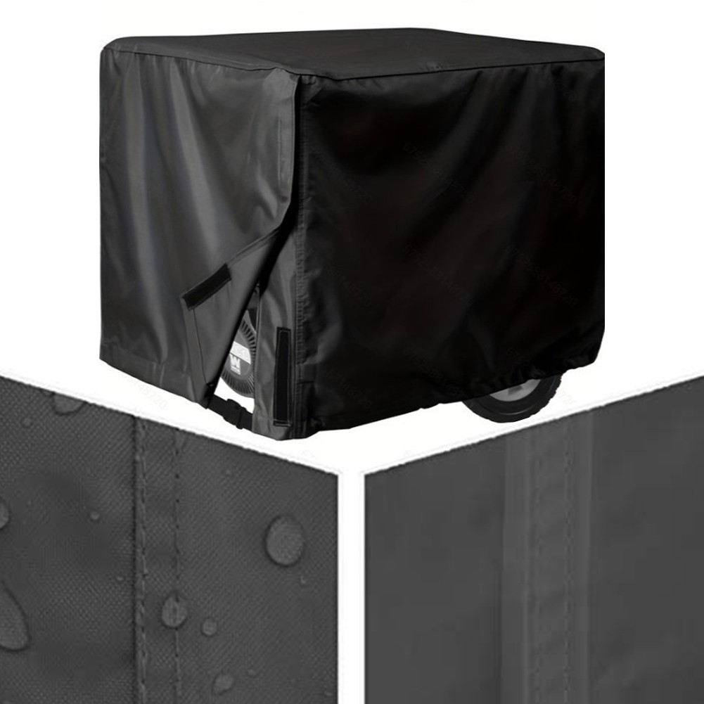 38 X 28 X 30 Inches Black Generator Cover Waterproof Fits For Most Generators