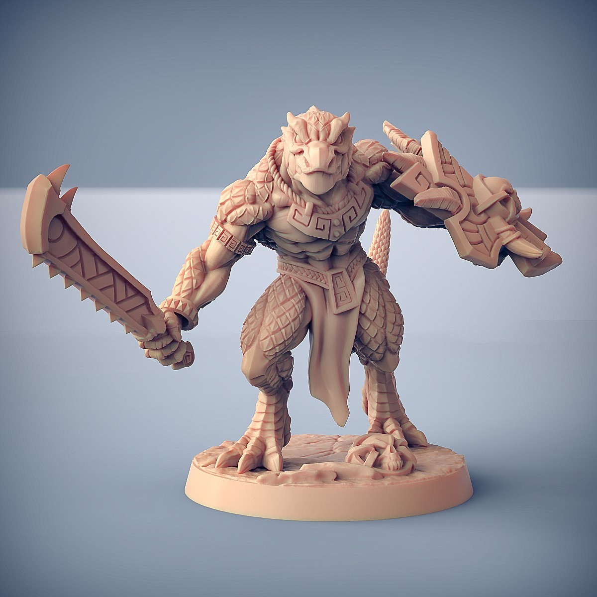 Goldmaw Lizardfolk Warriors - Modular Hands/Weapons - Artisan Guild - D&D 32mm
