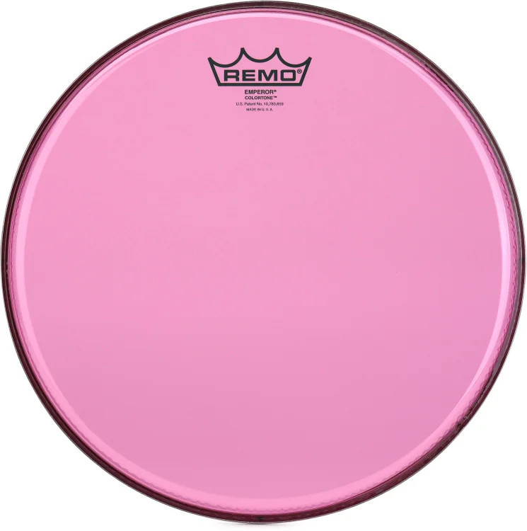 Remo Emperor Colortone Pink Drumhead - 12 inch