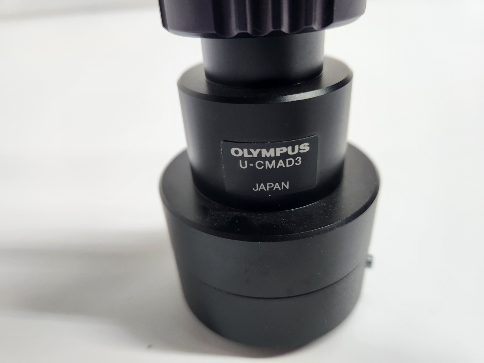 Olympus U-TV1X C-Mount Adapter, U-CMAD3 Low Profile Flange & Camera