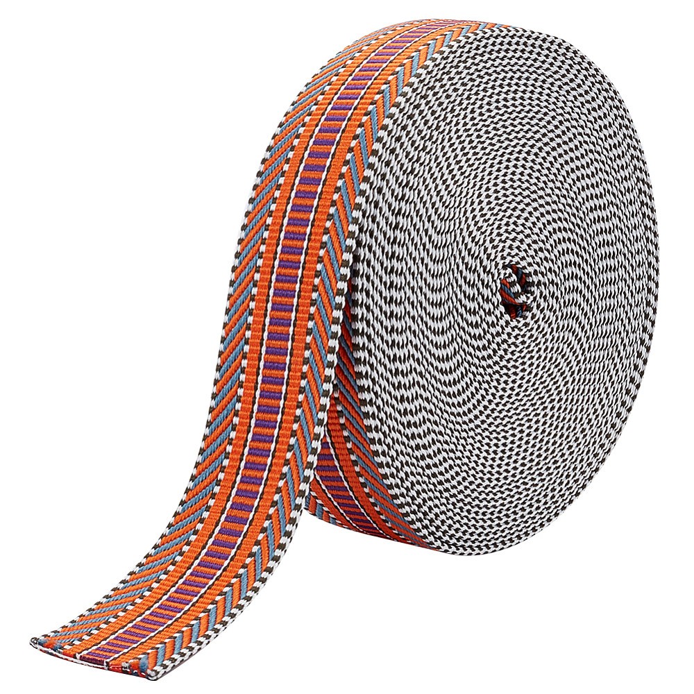 1roll 10yards/9.14m Dark Orange Polyester Webbing 38mm Webbing Polyester