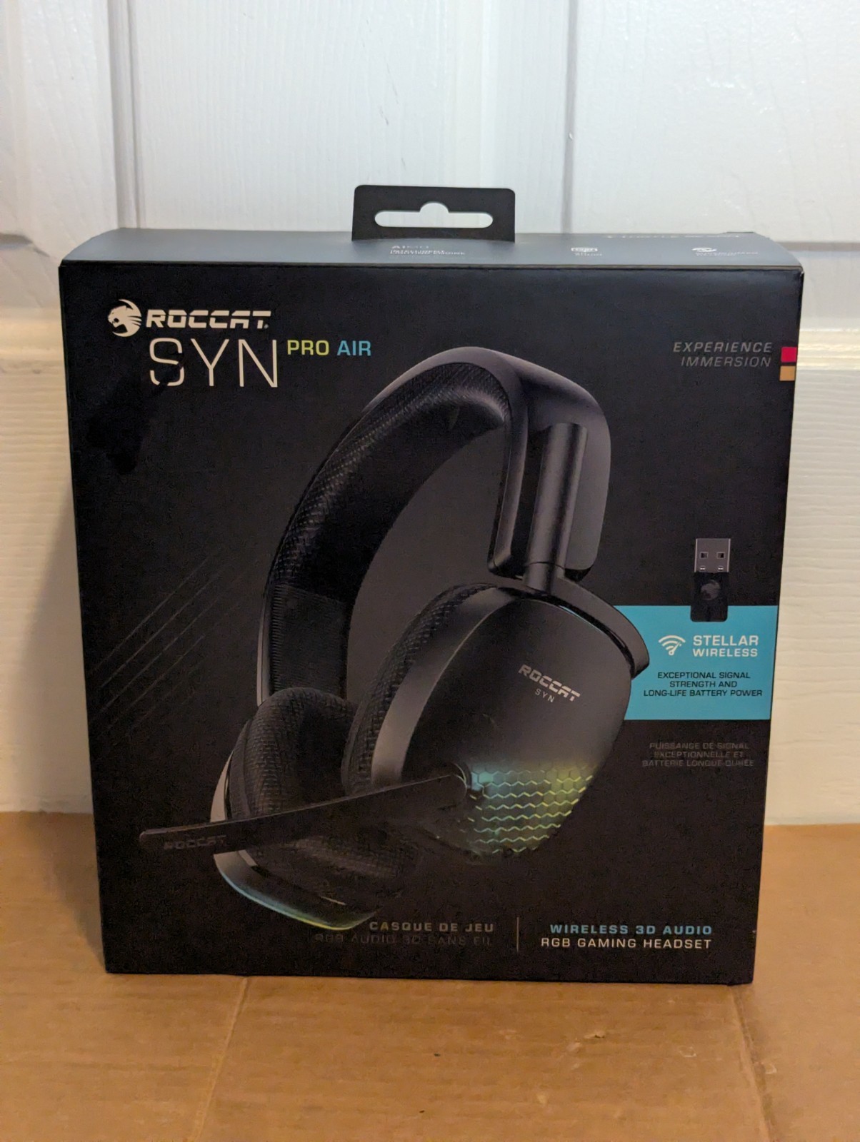 ROCCAT Syn Pro Air Wireless Over-Ear Gaming Headset with Receiver - TESTED WORKS