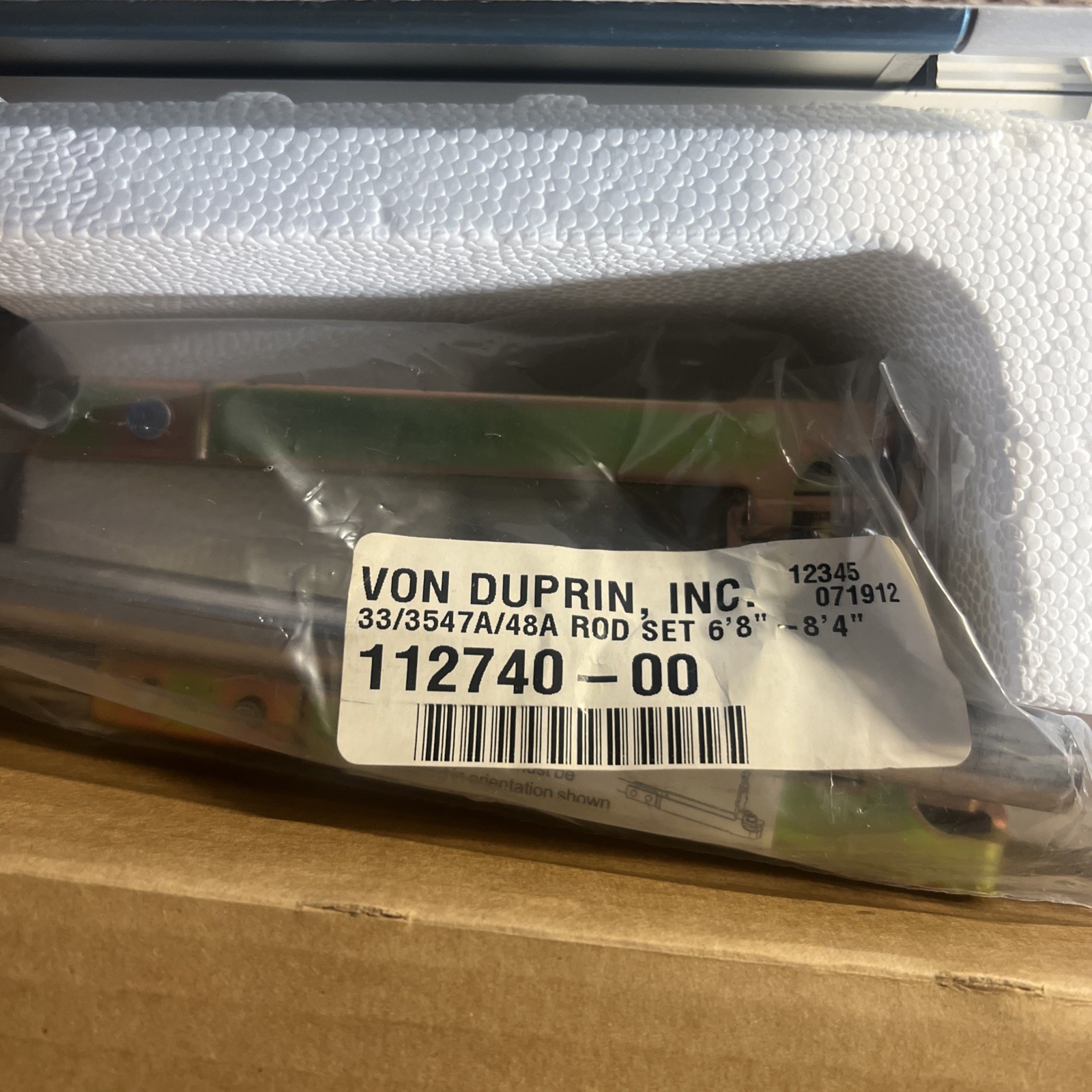 INGERSOLL RAND Exit Device RX 3347A Crash Bar With Vertical Rods ￼