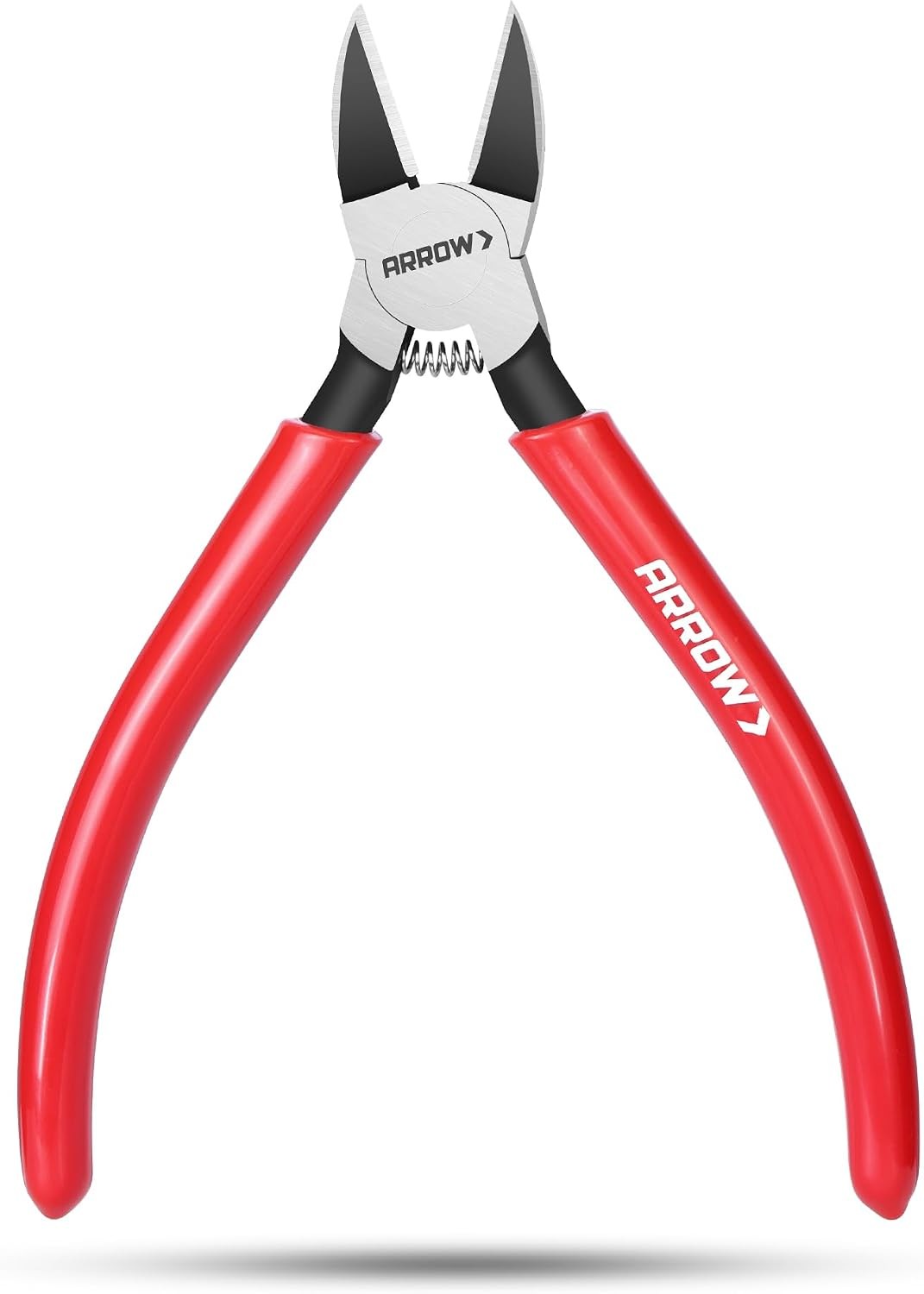 ARROW 6" Precision Wire Cutters - Spring Loaded Side Cutters, Ultra-Sharp