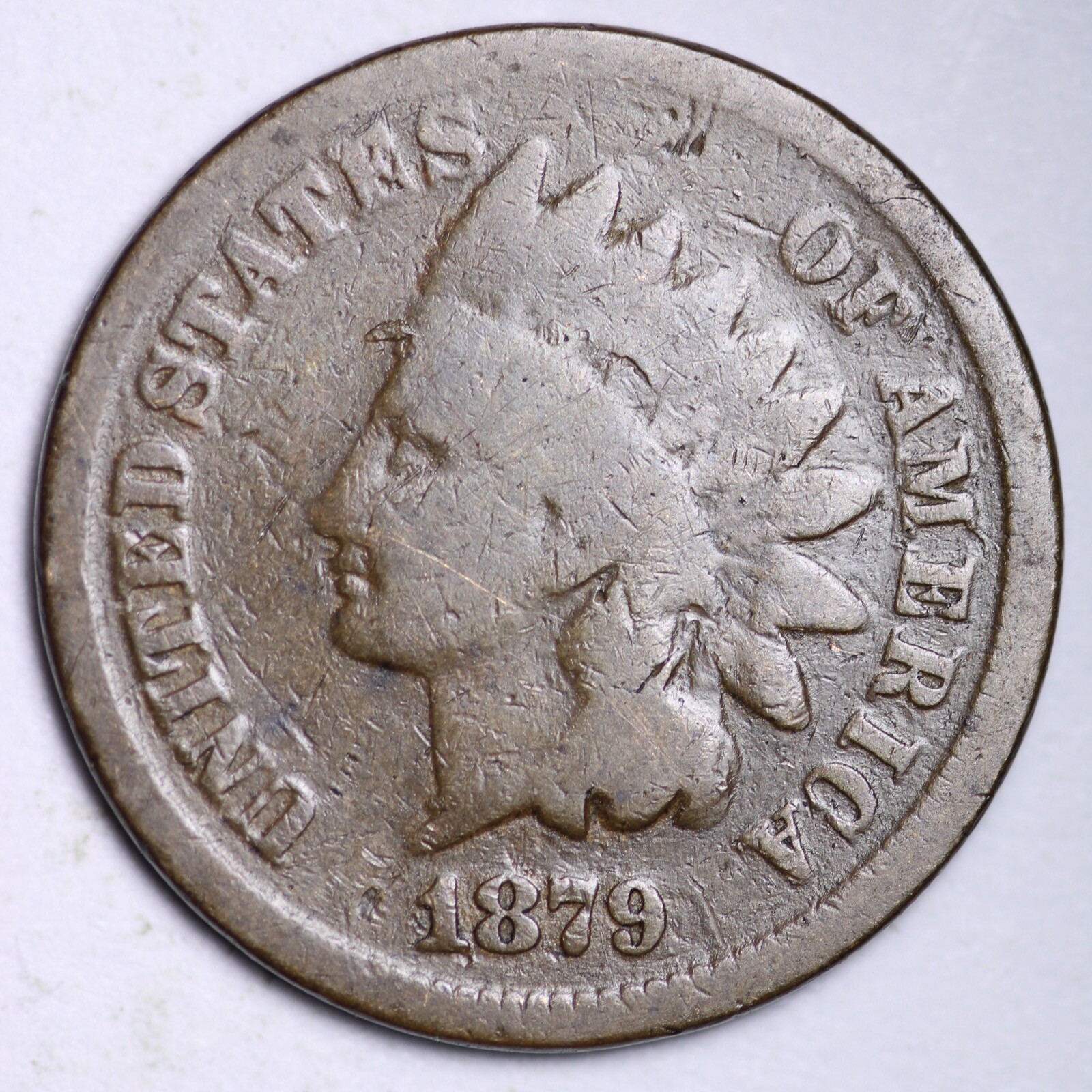 1879 INDIAN HEAD CENT G/VG FREE SHIPPING LOWEST PRICES ON THE BAY