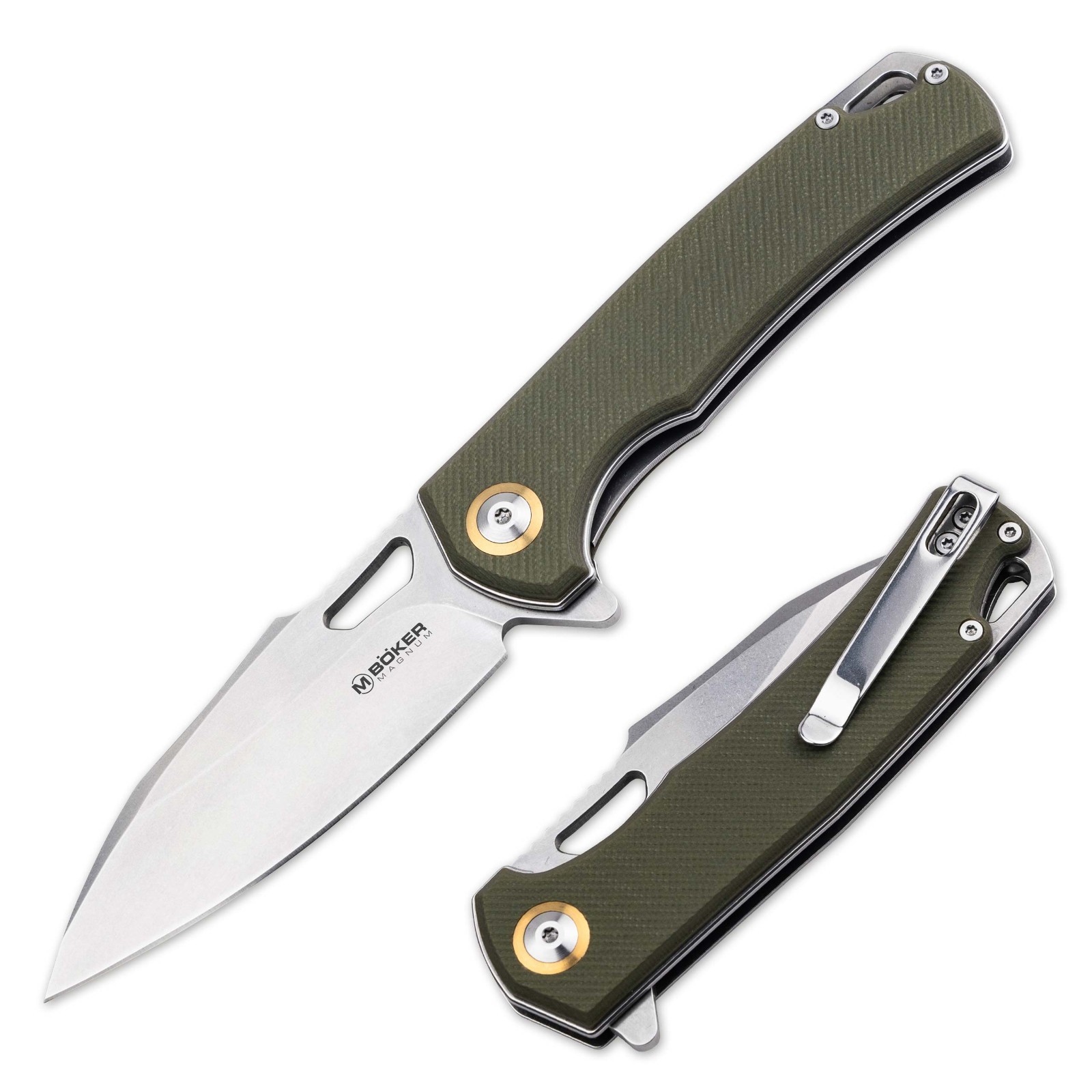 Magnum Skeksis Folding Knife 3.27" Blade 440 G10 Handle Linerlock 01SC008