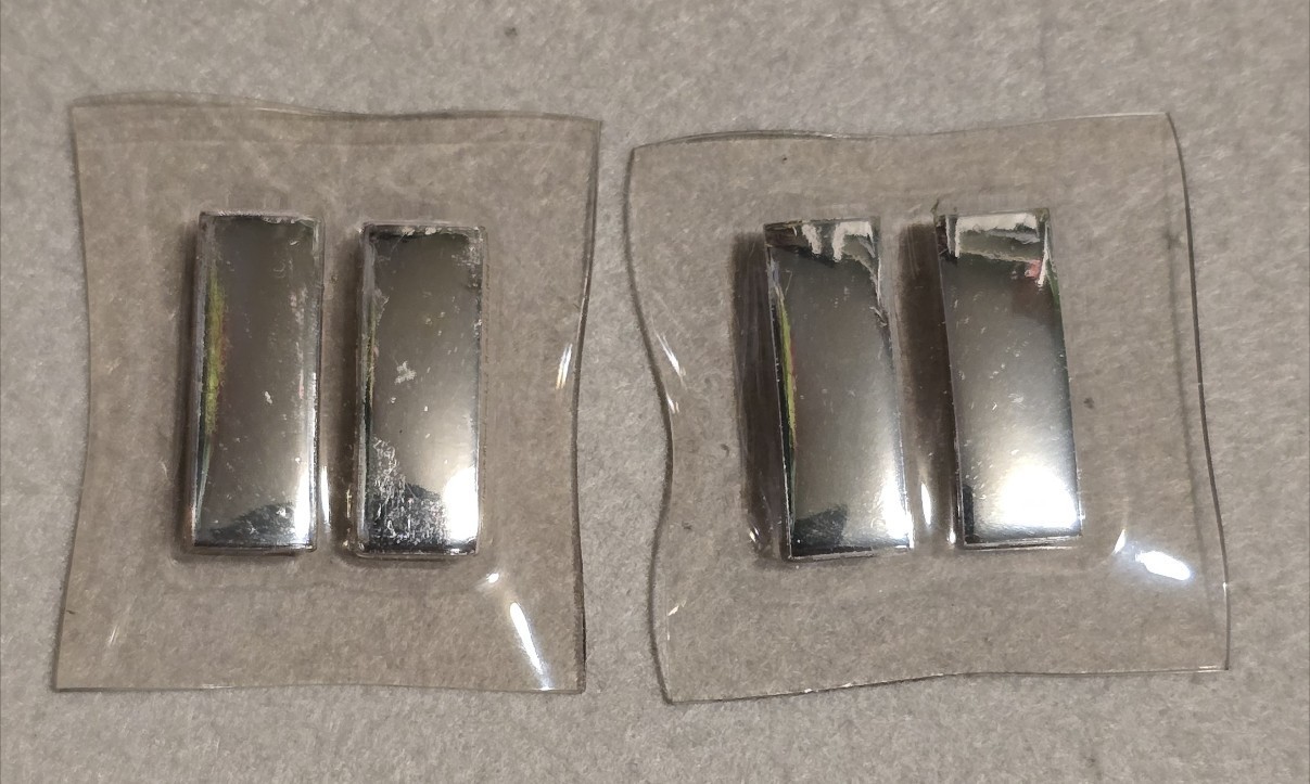 Pair of Sew-On Captain Ranks for the Flight Suit / Jacket